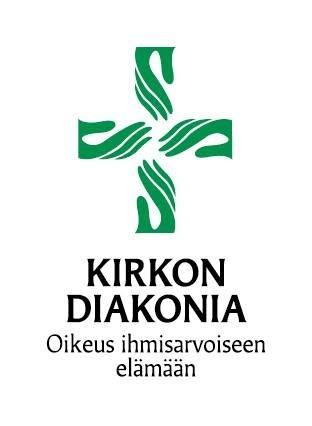 tyylitelty risti alla teksi Kirkon diakonia oikeus ihmisarvoiseen elämään
